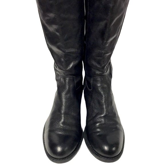 SOLD FRANCO SARTO Panko Leather Knee-High Boots - Picture 8 of 13